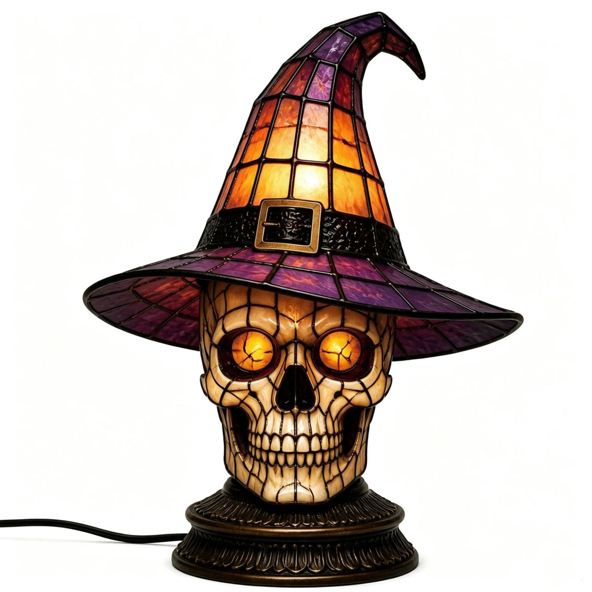 Turbo Cables – Vintage Tiffany Style Cat Night Lamp