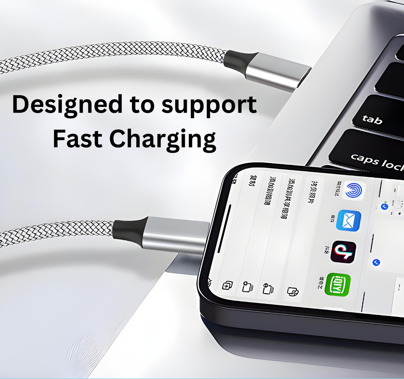 Lightning To USB C Cable - 1 Metre (30W)