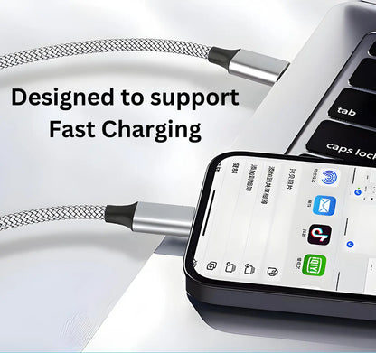 Lightning To USB C Cable - 1 Metre (30W) Turbo Cables