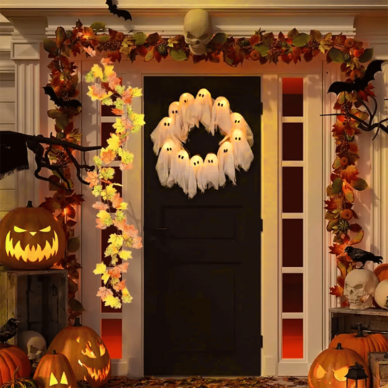 Turbo Cables – Eerie Illuminated Halloween Wreath