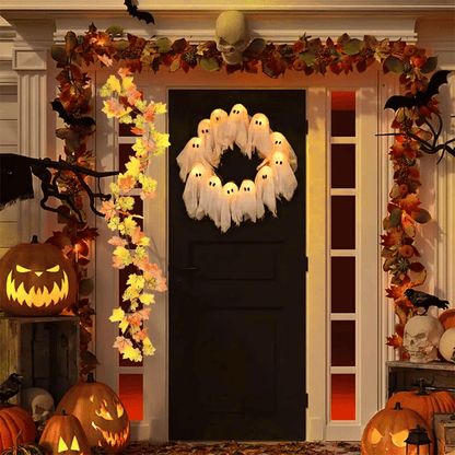 Turbo Cables – Eerie Illuminated Halloween Wreath
