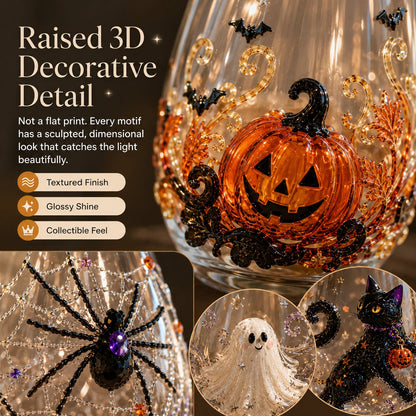 Turbo Cables – Artisan Halloween Drinking Glass