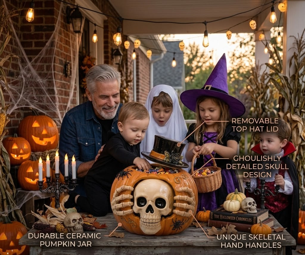 Turbo Cables – Pumpkin Candy Storage Jar