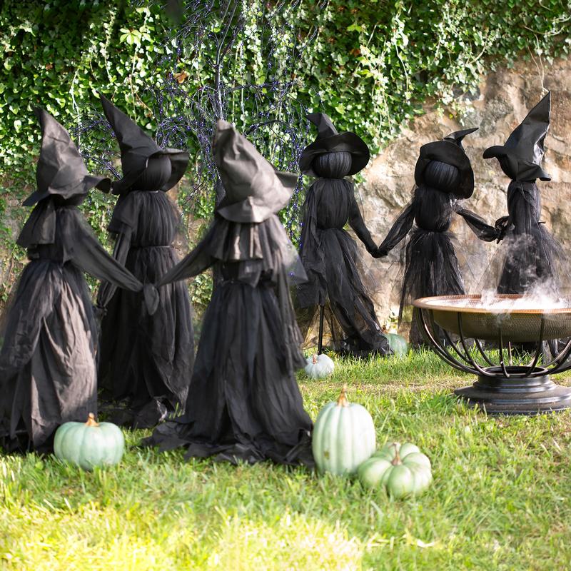 Turbo Cables – Lighted Halloween Witch Garden Stakes
