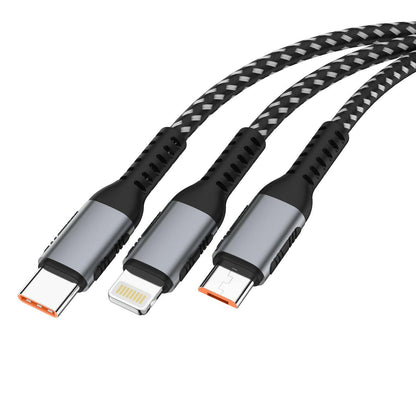 3-IN-1 Multi-Head USB Charging Cable