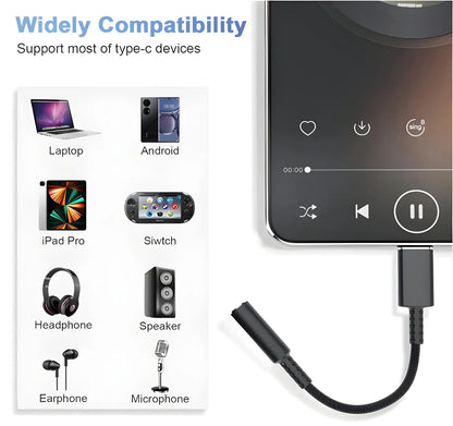 USB C to 3.5 mm Headphone Adaptor Turbo Cables
