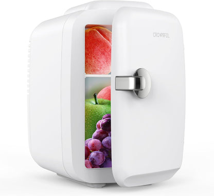Turbo Cables – Refrigerator Mini Fridge with Cooling & Heating | 4L Capacity for Medication, Skincare, Food, & Dorm Use