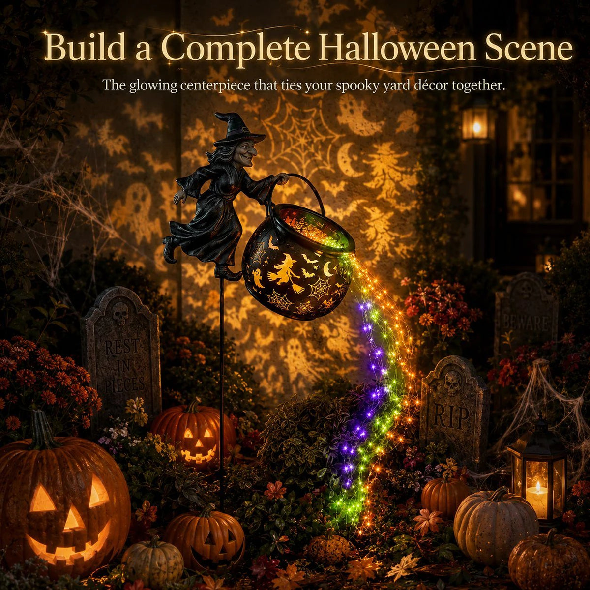 Turbo Cables – Halloween Witch Garden Light