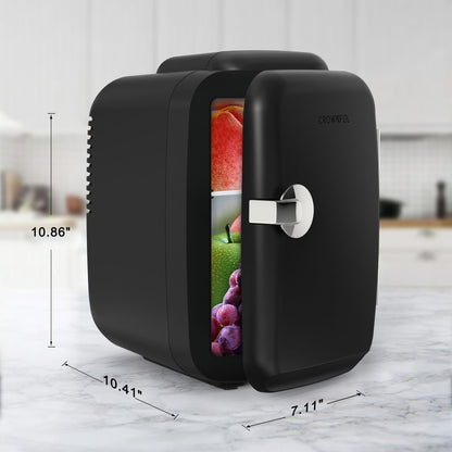 Turbo Cables – Refrigerator Mini Fridge with Cooling & Heating | 4L Capacity for Medication, Skincare, Food, & Dorm Use
