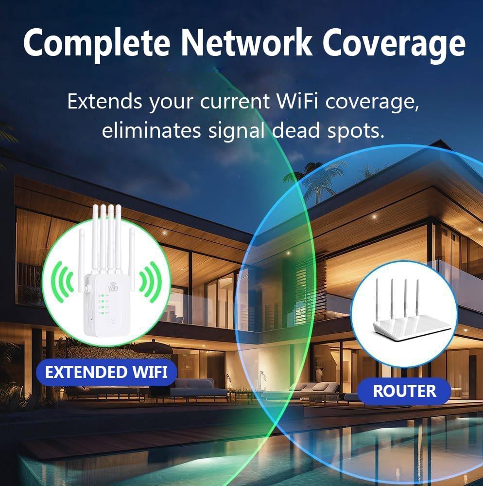 Turbo Cables – Outdoor WiFi Booster | Long-Range WiFi Extender with Weather-Resistant Design | Enhanced Signal for Seamless Streaming