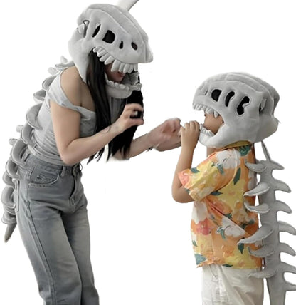 Turbo Cables – Dinosaur Costume | 3D Skeleton Design for Realistic Halloween Dress-Up