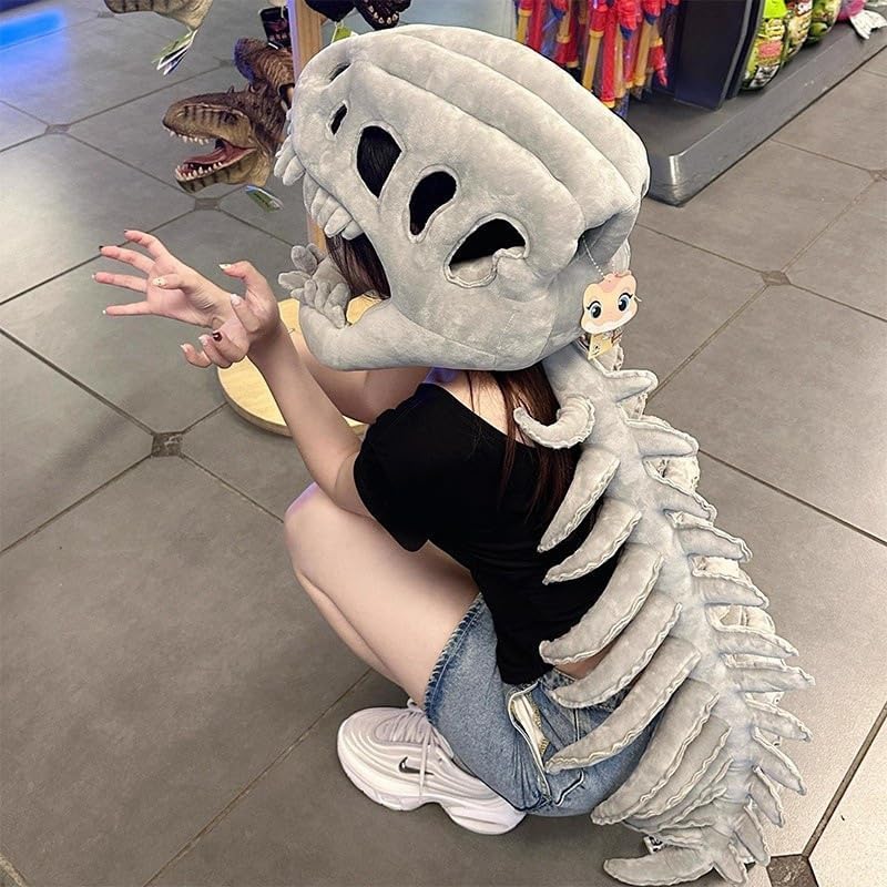 Turbo Cables – Dinosaur Costume | 3D Skeleton Design for Realistic Halloween Dress-Up