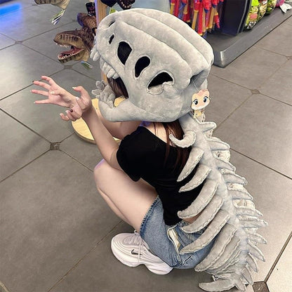 Turbo Cables – Dinosaur Costume | 3D Skeleton Design for Realistic Halloween Dress-Up