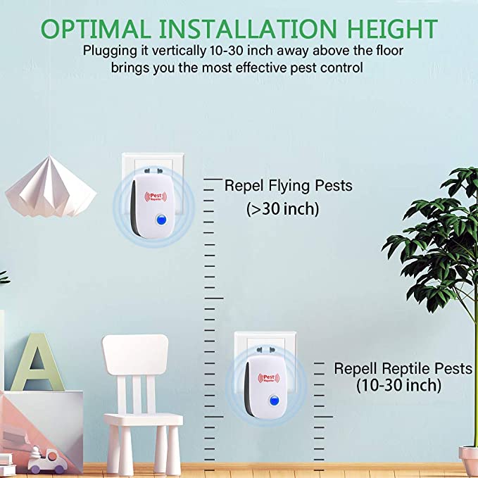 Ultrasonic Rat Repeller – Plug-In Rodent Control Device for Home & Garage Turbo Cables