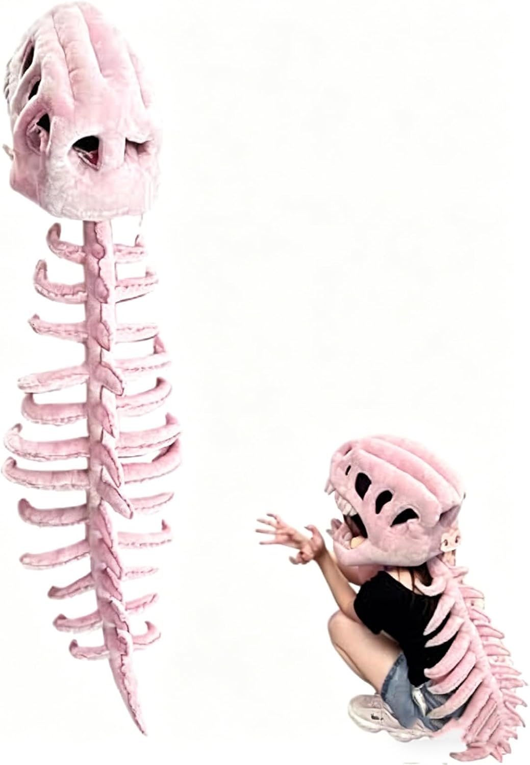 Turbo Cables – Dinosaur Costume | 3D Skeleton Design for Realistic Halloween Dress-Up