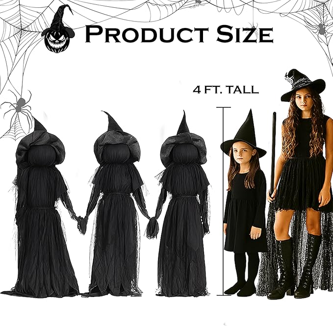 Turbo Cables – Lighted Halloween Witch Garden Stakes