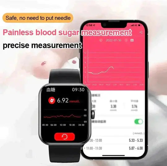 Turbo Blood Glucose Monitoring Smartwatch Ventayo