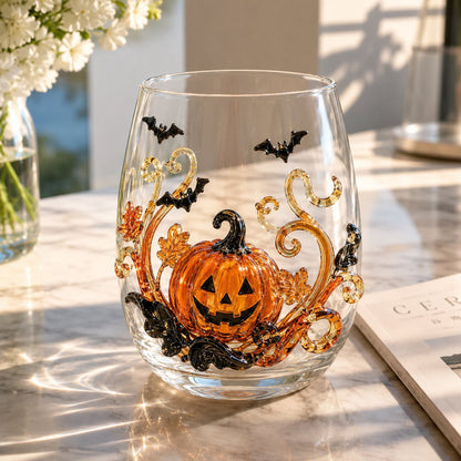 Turbo Cables – Artisan Halloween Drinking Glass