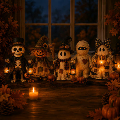 Turbo Cables – Rustic Halloween Shelf Sitter Set