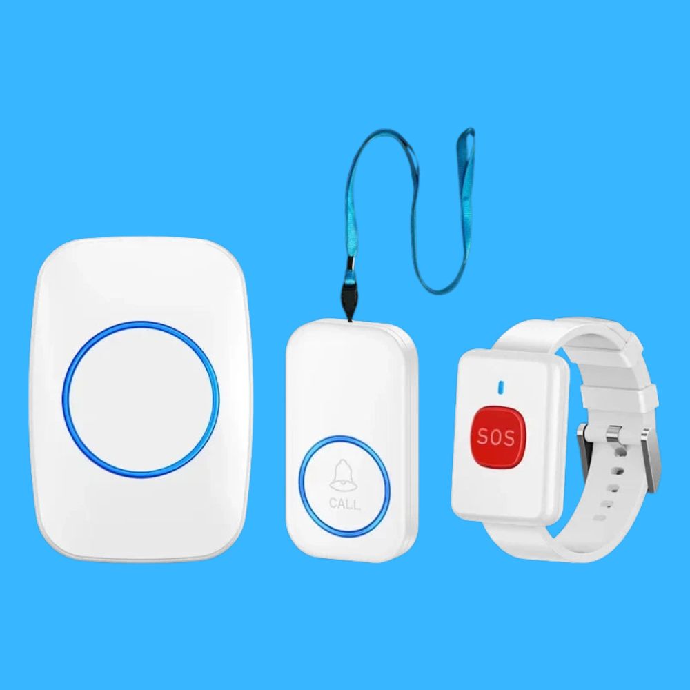 Turbo Wireless Elderly Call Button Pager Watch