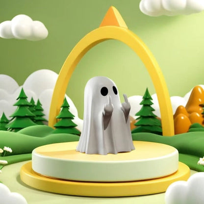 Turbo Cables – Playful Resin Ghost Statue