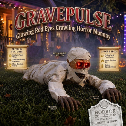 Turbo Cables – Glowing Red Eyes Crawling Horror Mummy