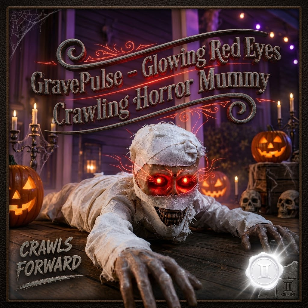 Turbo Cables – Glowing Red Eyes Crawling Horror Mummy