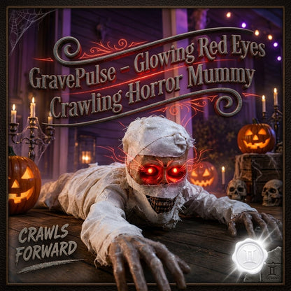 Turbo Cables – Glowing Red Eyes Crawling Horror Mummy