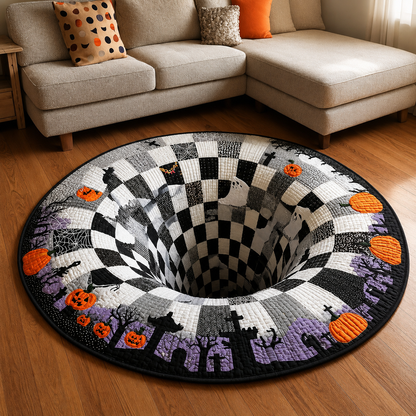 Turbo Cables – 3D Skeleton Vortex Halloween Rug