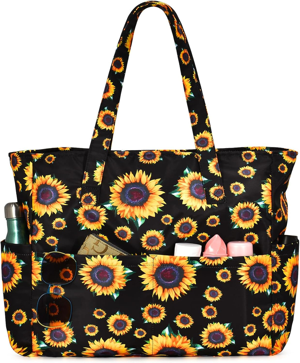 Turbo Cables – Large Waterproof Beach Tote Bag with Zipper | Sandproof Design for Travel & Vacation Essentials