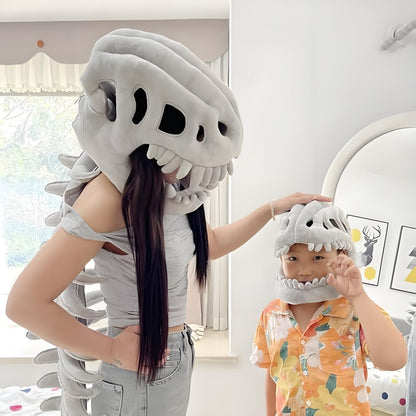 Turbo Cables – Dinosaur Costume | 3D Skeleton Design for Realistic Halloween Dress-Up