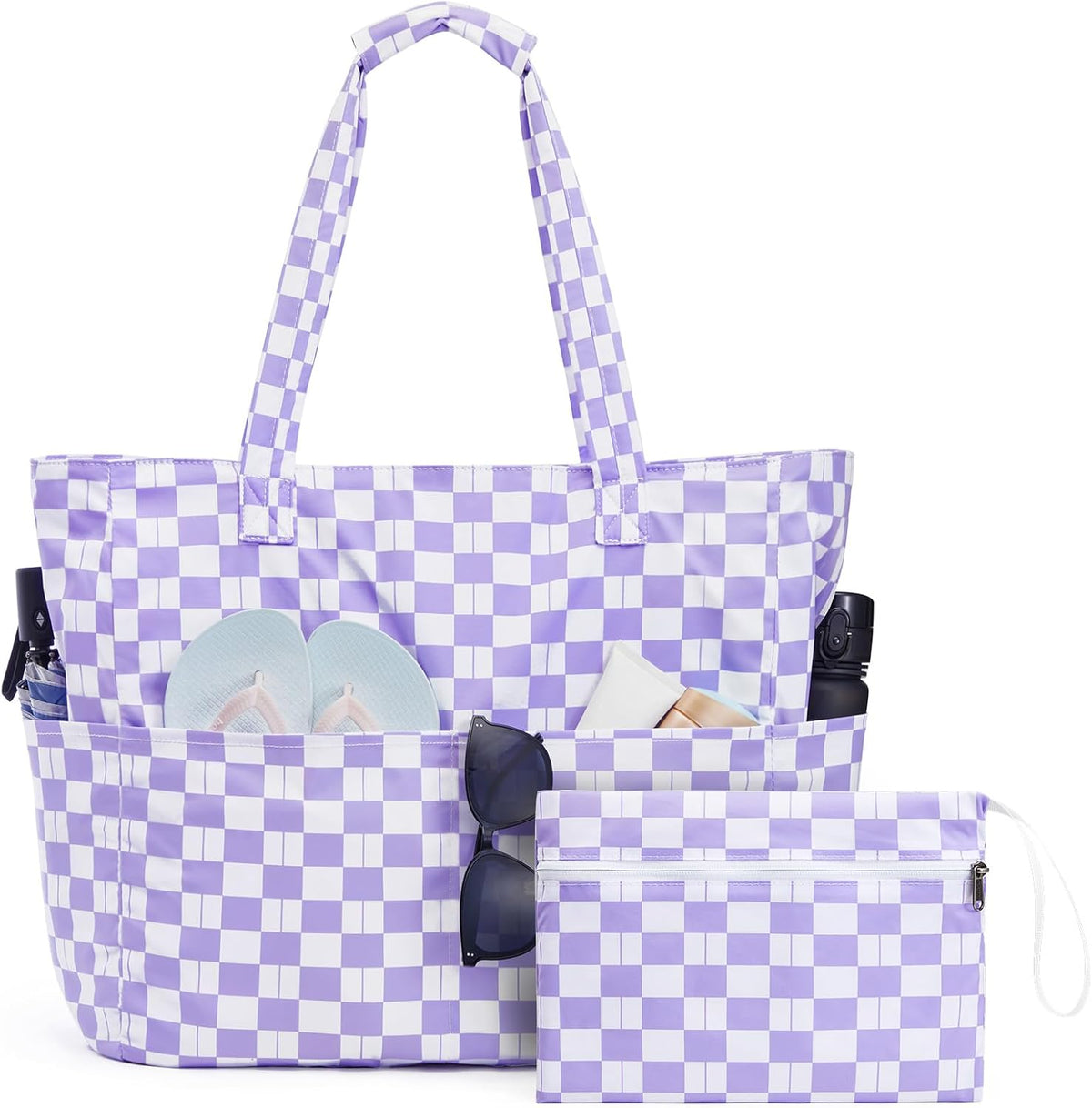Turbo Cables – Ultimate Beach Tote Bag | Waterproof & Sandproof Large Bag with Zipper | Foldable Design for Easy Travel and Storage