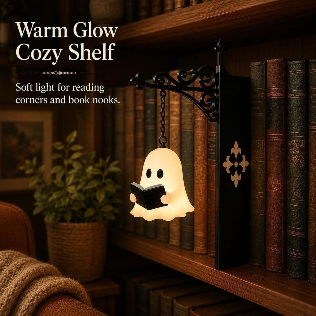 Turbo Cables – Cozy Halloween Bookshelf Lantern