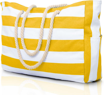 Turbo Cables – Coastal Collection | Large Waterproof Beach Tote Bag with Zipper Closure | Sandproof Design for Effortless Summer Adventures