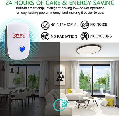 Ultrasonic Rat Repeller – Plug-In Rodent Control Device for Home & Garage Turbo Cables