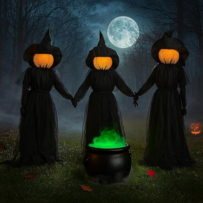 Turbo Cables – Lighted Halloween Witch Garden Stakes