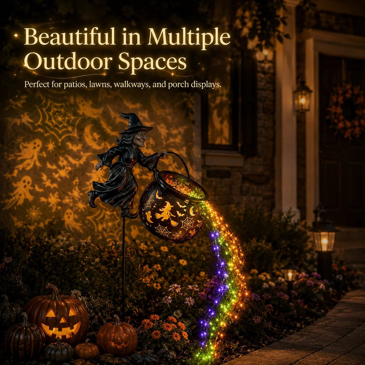 Turbo Cables – Halloween Witch Garden Light