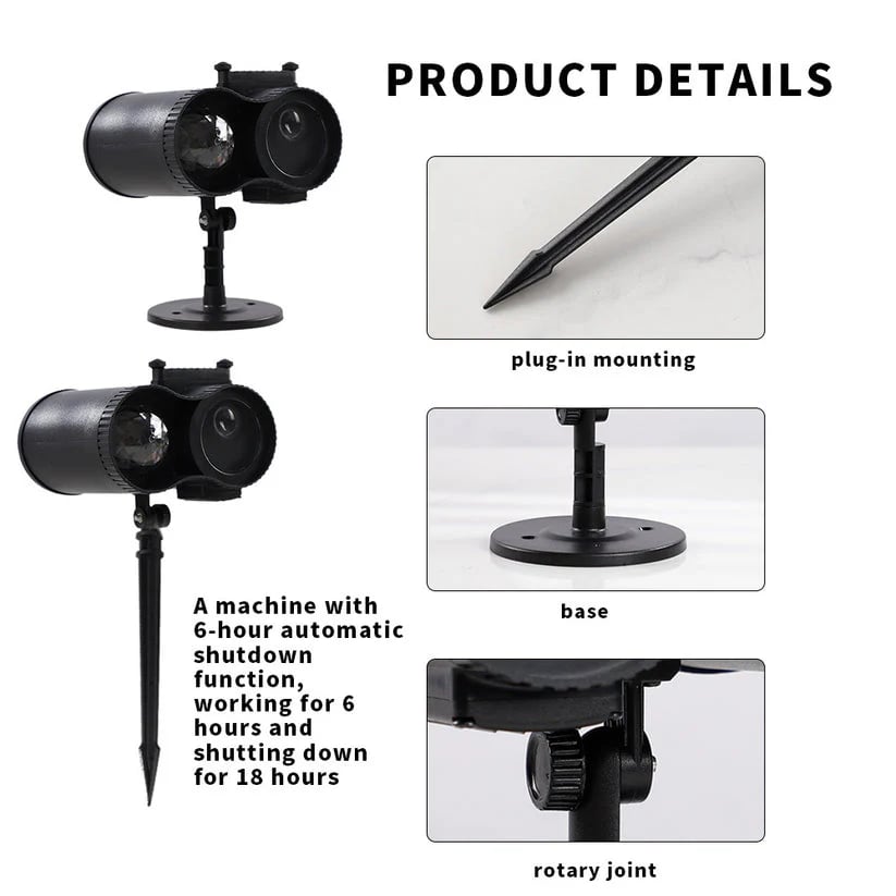 Turbo Cables – Dynamic Skull Projection Light