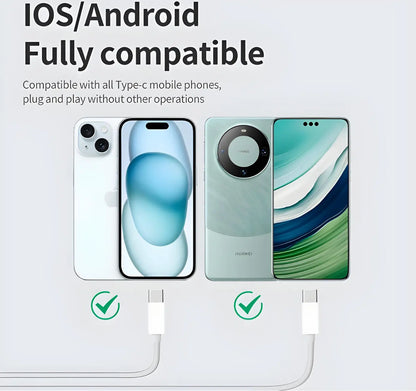 Wired Earpods With Mic (USB C) Turbo Cables
