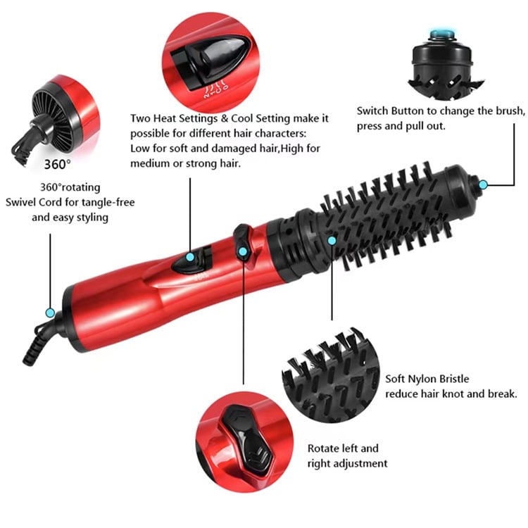 StyleMaster | 3-in-1 Rotating Hot Air-Hair Styler and Dryer Turbo Cables