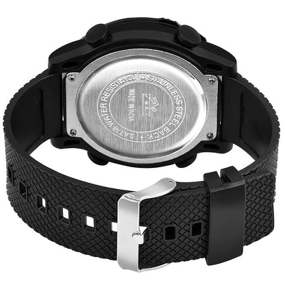 Waterproof Digital Sports Men Watch Turbo Cables