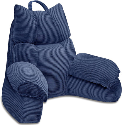 Turbo Cables – Lounge Comfort | Bed Pillow with Arm Support & Memory Foam | Ideal for Reading and Gaming