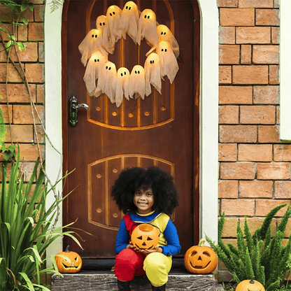 Turbo Cables – Eerie Illuminated Halloween Wreath
