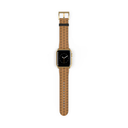 Stylish Apple Watch Band - Trendy Brown Design Printify