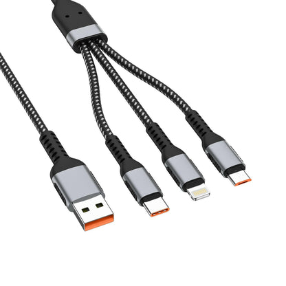 3-IN-1 Multi-Head USB Charging Cable