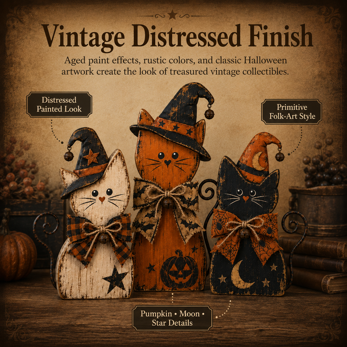 Turbo Cables – Retro Halloween Tabletop Decor Collection