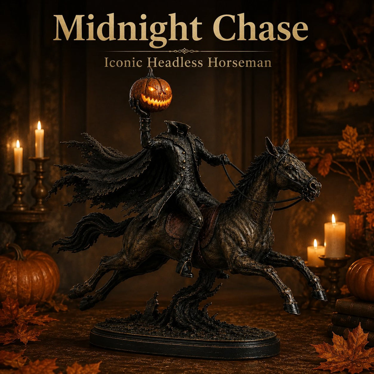 Turbo Cables – Headless Horseman Halloween Statue