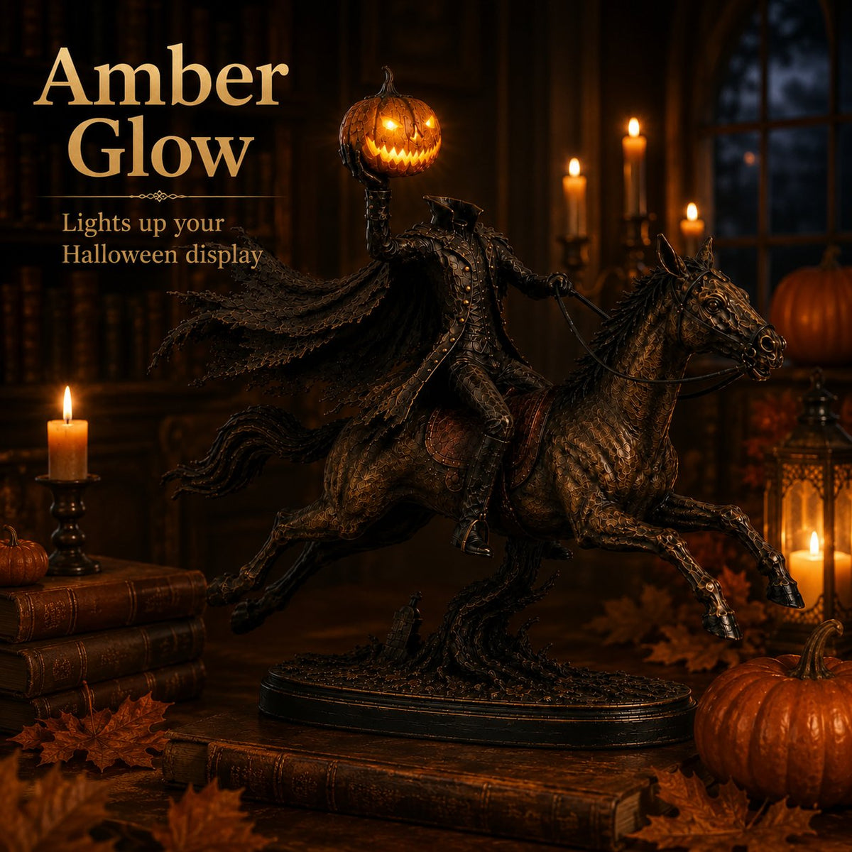 Turbo Cables – Headless Horseman Halloween Statue