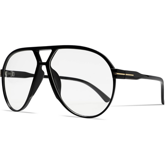 Turbo Cables – Retro Oversized Aviator Sunglasses with UV400 Protection | Unisex Design for Timeless Style