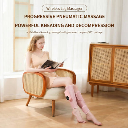 Turbo Cables – Calf Relief | Air Compression Leg Massager with Adjustable Heat | Soothing Relaxation for Tired Legs